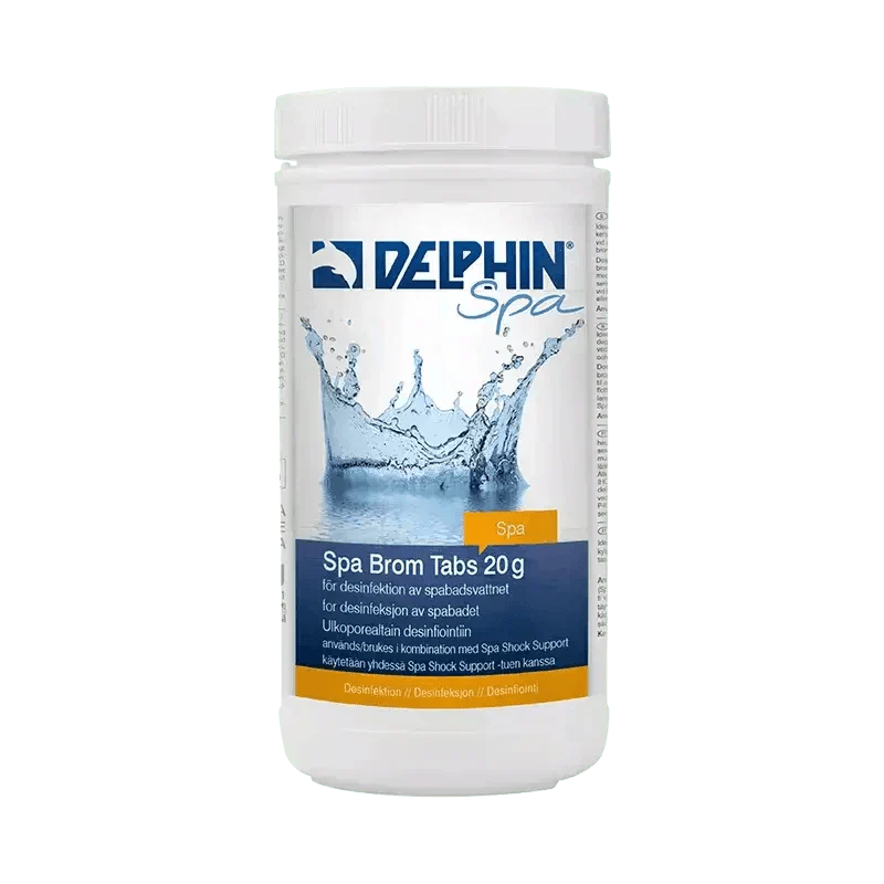 DELPHIN SPA Brom Tabs 20g - Poolmagasinet