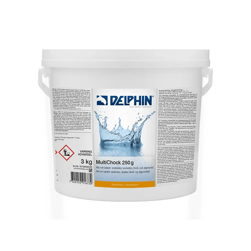 DELPHIN MultiChock 250g 3kg - Poolmagasinet