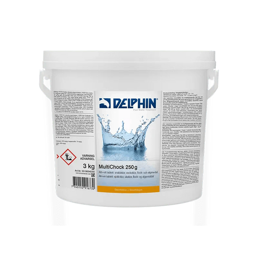 DELPHIN MultiChock 250g 3kg - Poolmagasinet